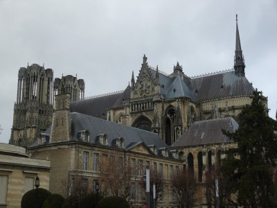 l'arrière de la cathédrale